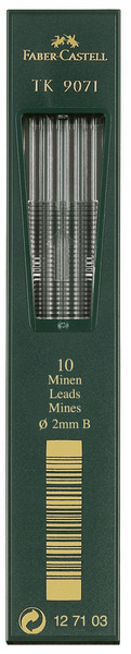 Faber Castell Potloodstiftjes TK9071 - 2,0mm - 3B afbeelding