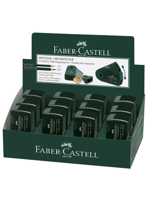 Faber Castell Dubbele Puntenslijper Sleeve - Groen