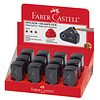Faber Castell Puntenslijper Sleeve - mini zwart Faber Castell Puntenslijper Sleeve - mini zwart