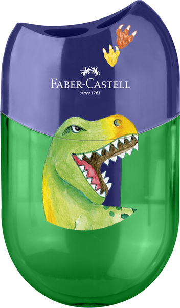 Faber Castell Puntenslijper Dino dubbel afbeelding