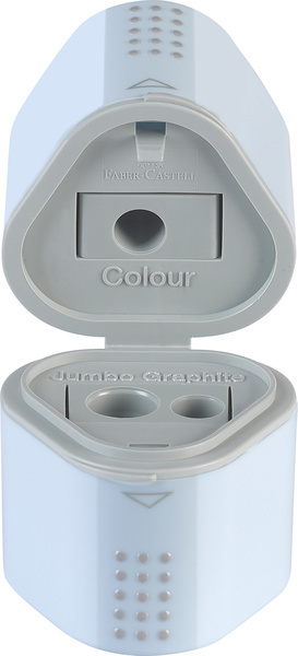 Faber Castell Puntenslijper grip trio sky blue afbeelding
