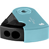 Faber Castell Dubbele Puntenslijper Sleeve - linkshandig - turquoise Faber Castell Dubbele Puntenslijper Sleeve - linkshandig - turquoise
