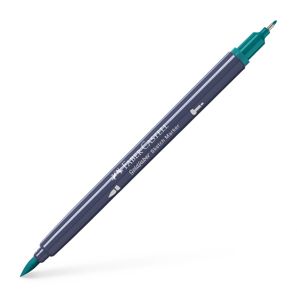 Faber Castell Sketchmarker Goldfaber - 313 dark cobalt green afbeelding