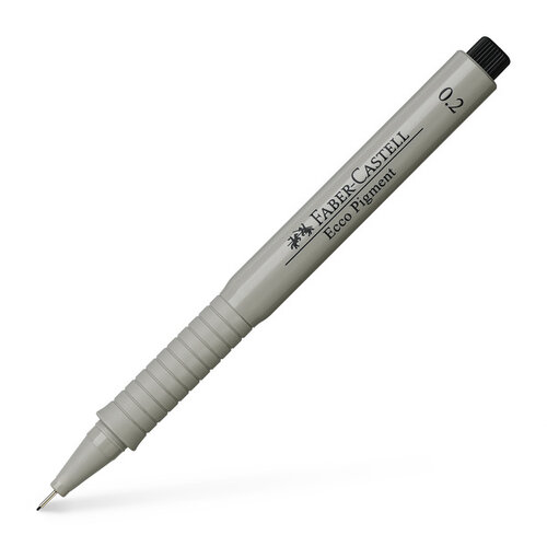 Faber Castell Tekenpen Ecco Pigment - 0,2 mm zwart