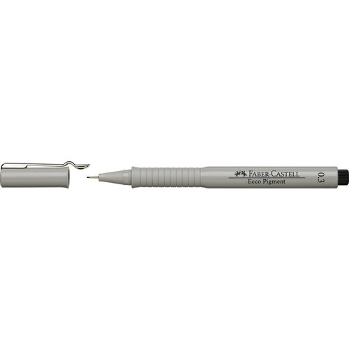Faber Castell Tekenpen Ecco Pigment - 0,3 mm zwart