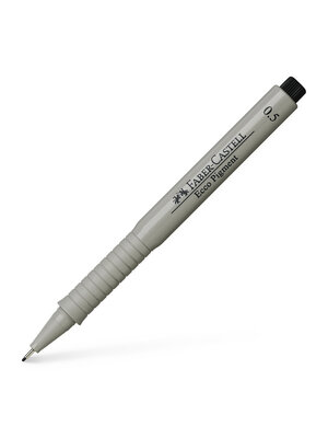 Faber Castell Fineliner Ecco Pigment - 0,5 mm zwart