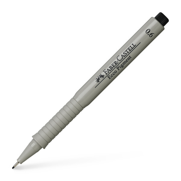 Faber Castell Tekenpen Ecco Pigment - 0,6 mm zwart afbeelding