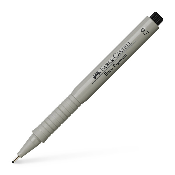 Faber Castell Tekenpen Ecco Pigment - 0,7 mm zwart afbeelding