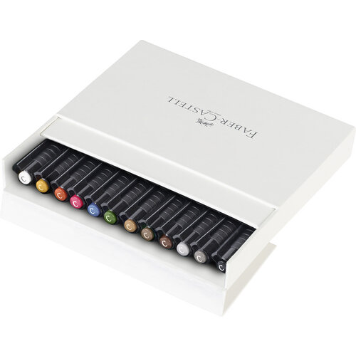 Faber Castell Tekenstift Pitt artist kalligrafieset Studiobox - 12 stuks