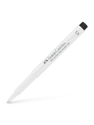 Faber Castell Pitt Artist Pen 1,5 - wit Faber Castell Pitt Artist Pen 1,5 - wit