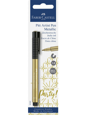 Faber Castell Pitt Artist Pen - 250 goud (blister) Faber Castell Pitt Artist Pen - 250 goud (blister)