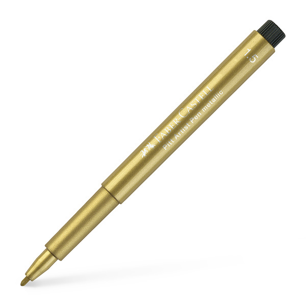 Faber Castell Tekenstift Pitt Artist Pen - 250 goud afbeelding