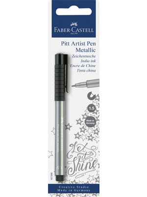 Faber Castell Pitt Artist Pen - 251 zilver (blister) Faber Castell Pitt Artist Pen - 251 zilver (blister)