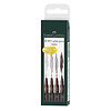 Faber Castell Pitt Artist Pen - set 4 stuks - sepia