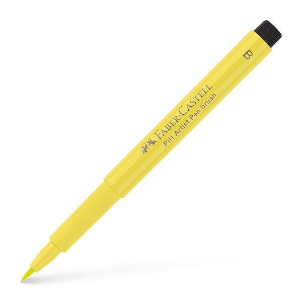 Faber Castell Tekenstift Pitt Artist Pen Brush - 104 lichtgeel afbeelding