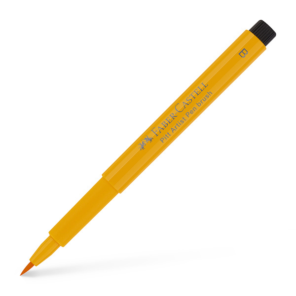 Faber Castell Tekenstift Pitt Artist Pen Brush - 109 chroomgeel donker afbeelding