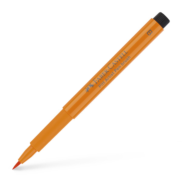 Faber Castell Tekenstift Pitt Artist Pen Brush - 113 oranje glanzend afbeelding
