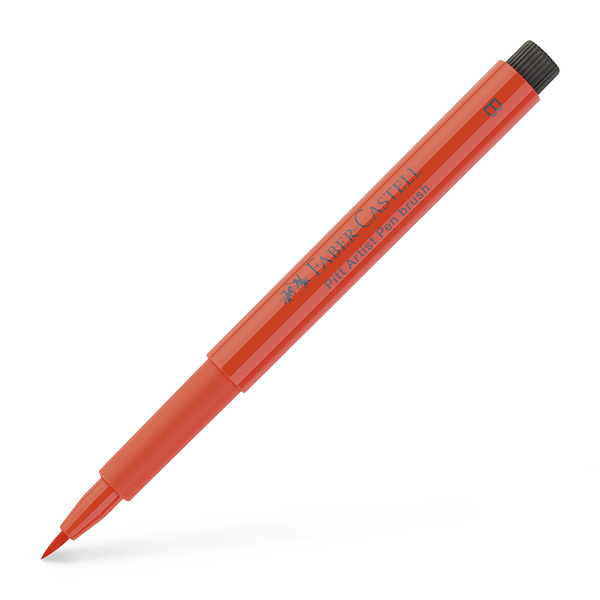 Faber Castell Tekenstift Pitt Artist Pen Brush - 118 scharlakenrood afbeelding