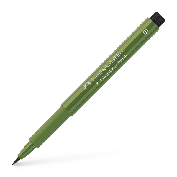 Faber Castell Tekenstift Pitt Artist Pen Brush - 174 chroom groen opaak afbeelding