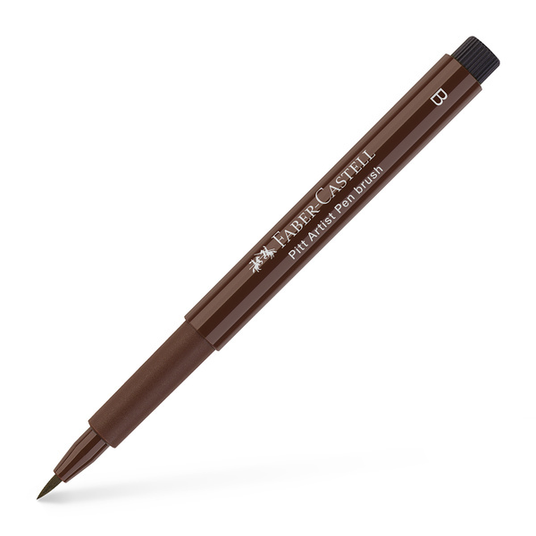 Faber Castell Tekenstift Pitt Artist Pen Brush - 175 donker sepia afbeelding
