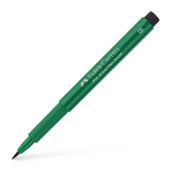 Faber Castell Tekenstift Pitt Artist Pen Brush - 264 phthalogroen donker afbeelding