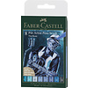 Faber Castell Pitt Artist Brushpen - set 8 stuks - Blues Faber Castell Pitt Artist Brushpen - set 8 stuks - Blues