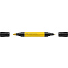 Faber Castell Pitt Artist Pen Dual Marker - 107 cadmiumgeel geel Faber Castell Pitt Artist Pen Dual Marker - 107 cadmiumgeel geel