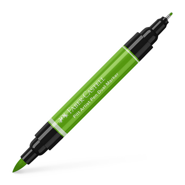 Faber Castell Tekenstift Pitt Artist Pen duo marker - 112 loofgroen afbeelding