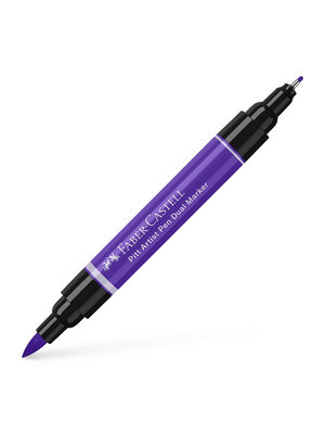 Faber Castell Pitt Artist Pen Dual Marker - 136 purperviolet Faber Castell Pitt Artist Pen Dual Marker - 136 purperviolet
