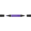 Faber Castell Pitt Artist Pen Dual Marker - 136 purperviolet Faber Castell Pitt Artist Pen Dual Marker - 136 purperviolet