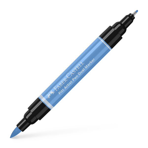 Faber Castell Tekenstift Pitt Artist Pen duo marker - 146 hemelsblauw afbeelding