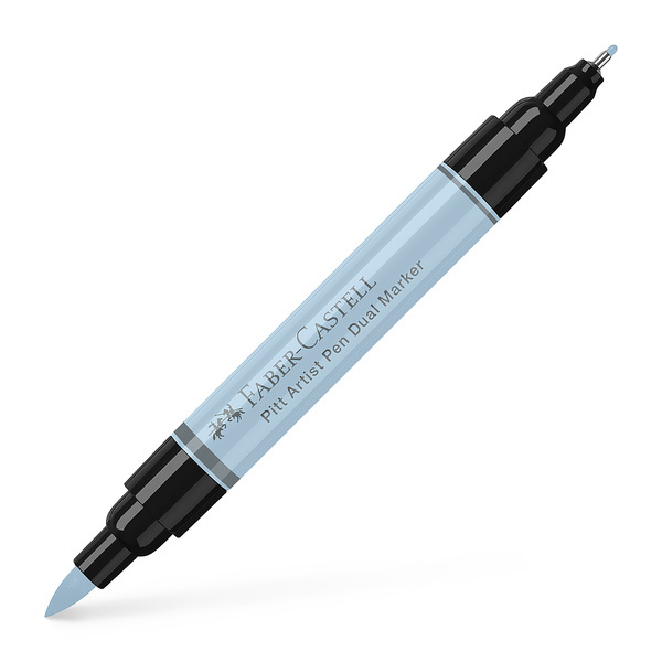 Faber Castell Tekenstift Pitt Artist Pen duo marker - 148 ijsblauw afbeelding