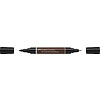Faber Castell Pitt Artist Pen Dual Marker - 175 donker sepia Faber Castell Pitt Artist Pen Dual Marker - 175 donker sepia