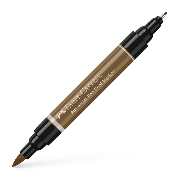 Faber Castell Tekenstift Pitt Artist Pen duo marker - 180 amber afbeelding