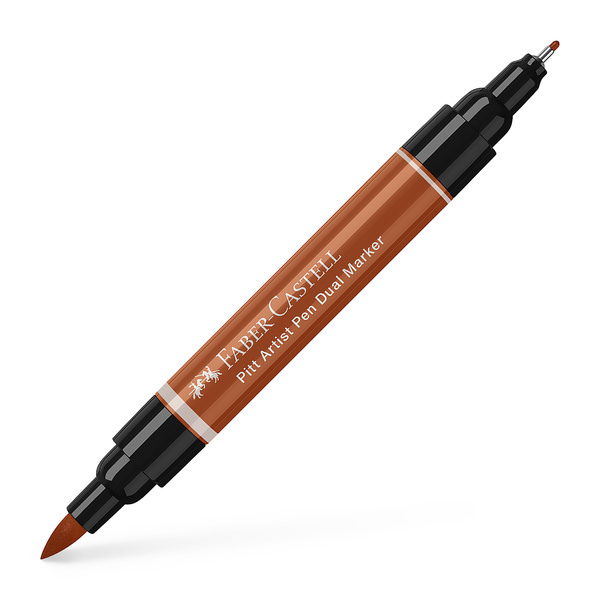 Faber Castell Tekenstift Pitt Artist Pen duo marker - 188 bloedrood afbeelding