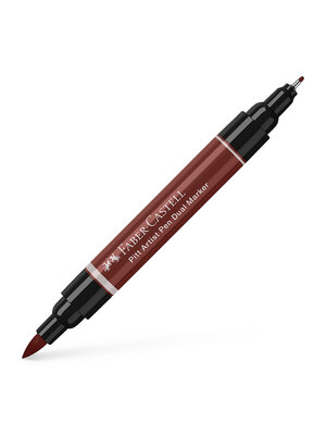 Faber Castell Tekenstift Pitt Artist Pen duo marker - 192 indisch rood Faber Castell Tekenstift Pitt Artist Pen duo marker - 192 indisch rood