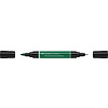 Faber Castell Pitt Artist Pen Dual Marker - 264 donker phthalogroen Faber Castell Pitt Artist Pen Dual Marker - 264 donker phthalogroen