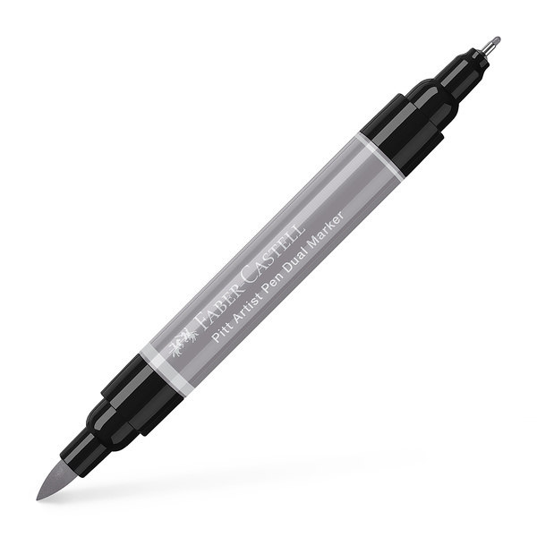 Faber Castell Tekenstift Pitt Artist Pen duo marker - 272 warmgrijs III afbeelding