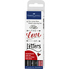 Faber Castell Pitt Artist Pen - set 4 stuks - Handlettering Faber Castell Pitt Artist Pen - set 4 stuks - Handlettering