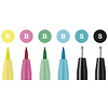 Faber Castell Pitt Artist Pen - set 6 stuks - Handlettering Faber Castell Pitt Artist Pen - set 6 stuks - Handlettering