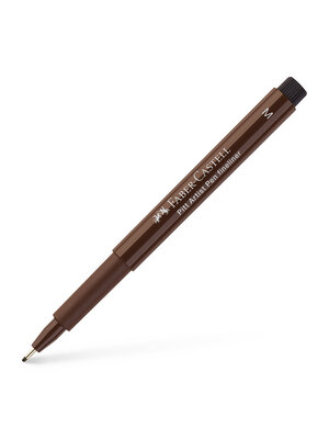 Faber Castell Pitt Artist Pen - M donker sepia Faber Castell Pitt Artist Pen - M donker sepia