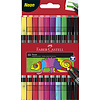 Faber Castell Viltstift Duo - set 10 stuks - neon Faber Castell Viltstift Duo - set 10 stuks - neon
