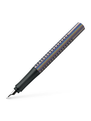 Faber Castell Vulpen Grip Glam F - zilver