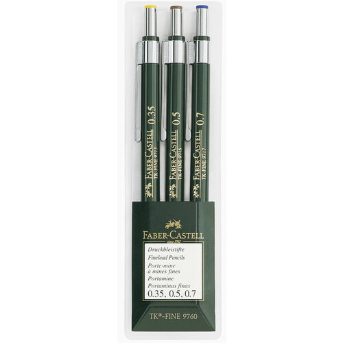 Faber Castell Vulpotlood - TK-Fine - 9760 3-delig set