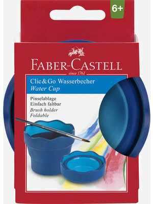 Faber Castell Watercup Clic & Go - blauw