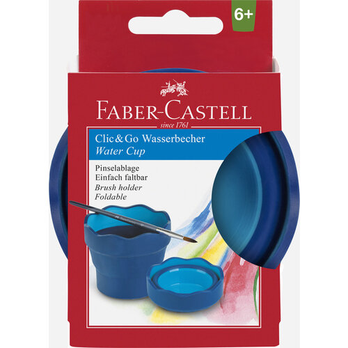 Faber Castell Watercup Clic & Go - blauw