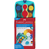Faber Castell Waterverfdoos Connector - 12 kleuren + 1 tube wit Faber Castell Waterverfdoos Connector - 12 kleuren + 1 tube wit