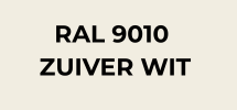 RAL 9010 zuiver wit