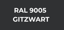 RAL 9005 gitzwart