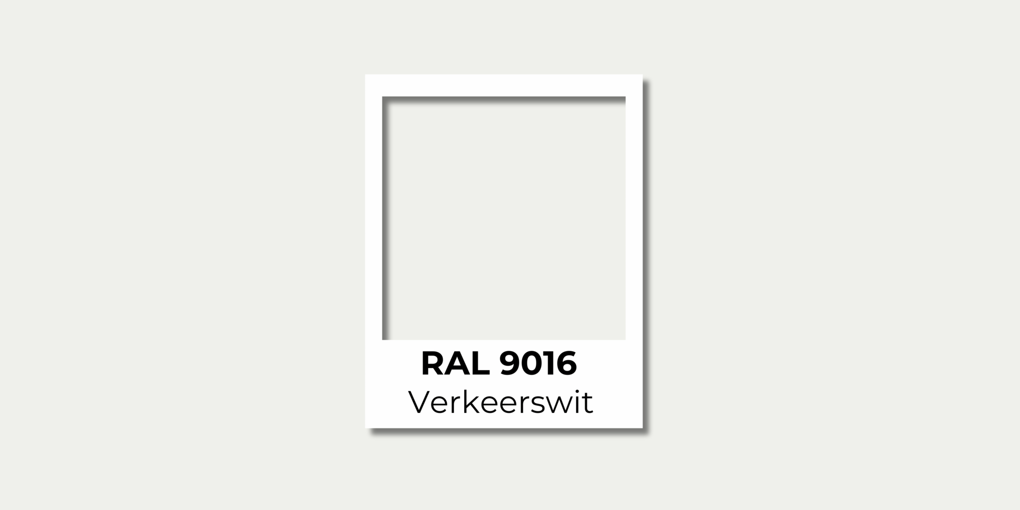 RAL 9016 Verkeerswit